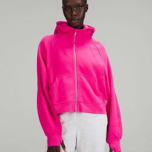 NWT Lululemon Scuba Oversized Full Zip Sonic Pink
